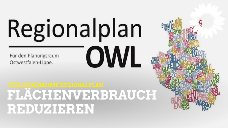 Regionalplan – Mehr Grün statt Grau