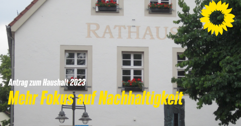 Änderungsantrag – Haushalt 2023
