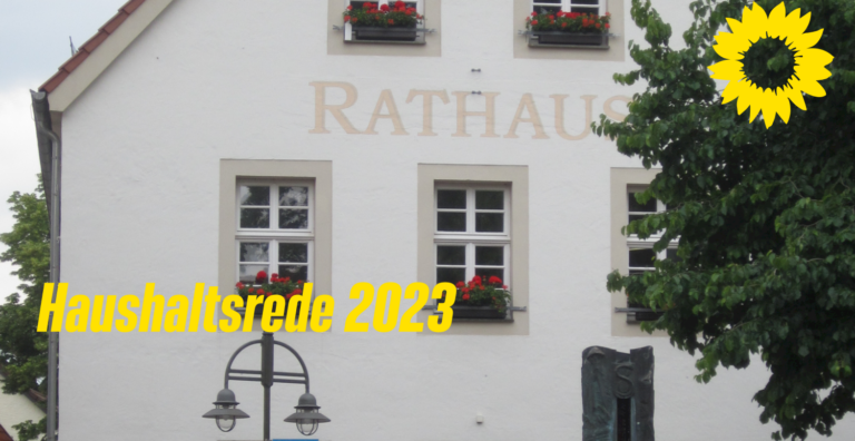 Haushaltsrede 2023                  
