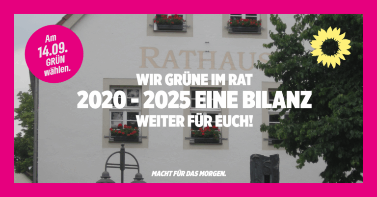2020 -2025 für Euch im Rat, eine Bilanz