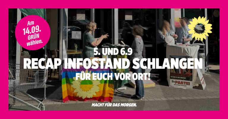 Recap – Infostände – Schlangen
